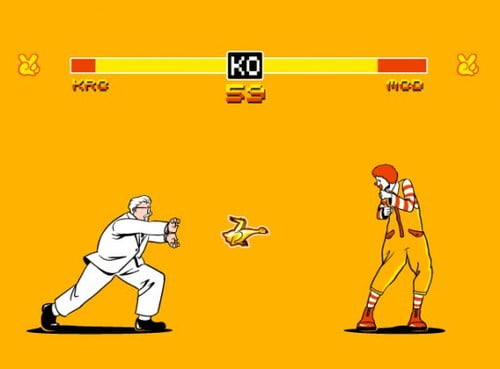 humor,cartoon,illustration,kfc,lol,mcdonald-96762e7210667df52f72f7d10e9f11b9_h