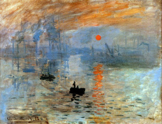 Painting by Claude Monet: Impressions, Sunrise