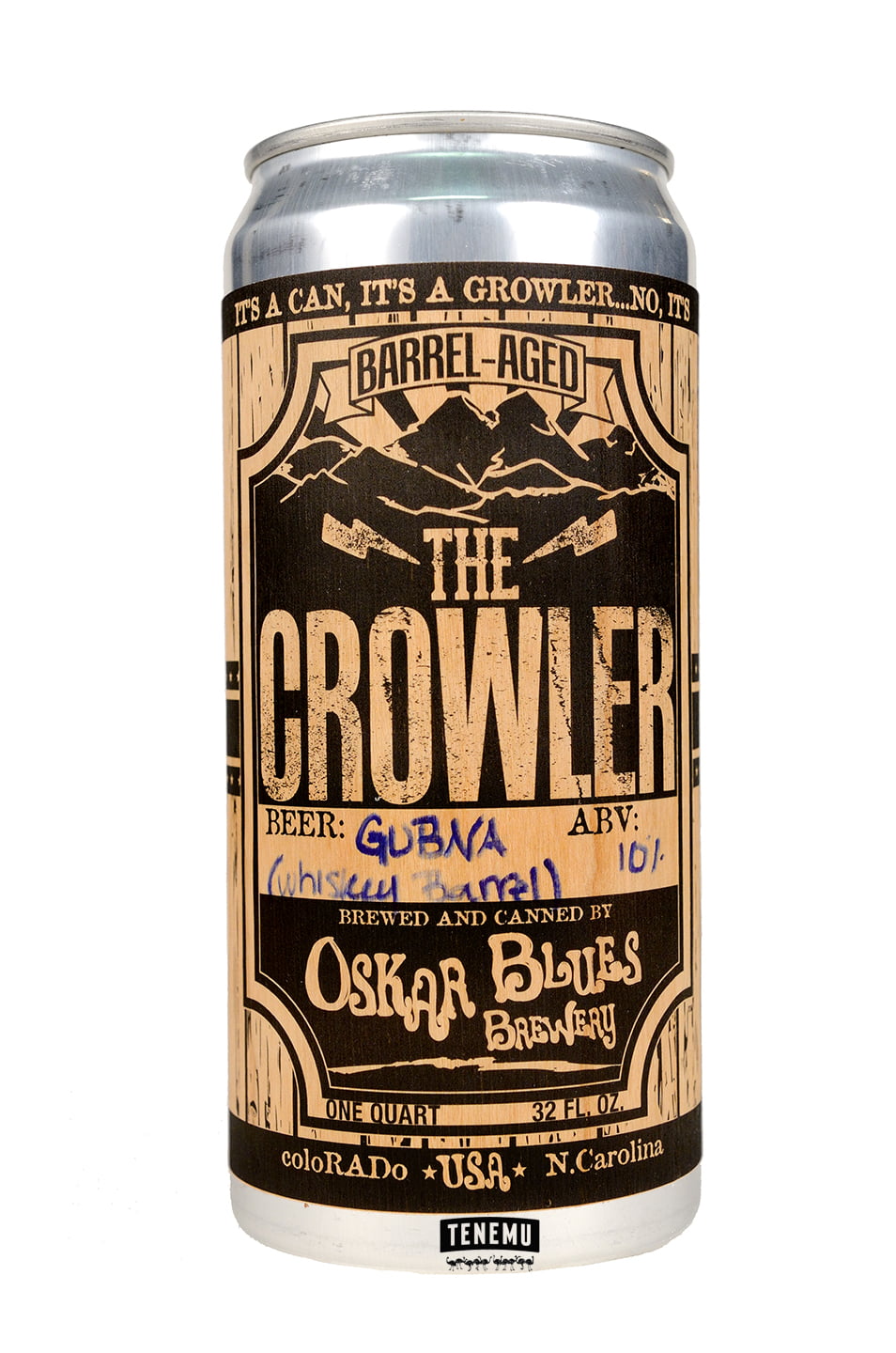 Oskar-Blues-Brewery-Four-Roses-Bourbon-Barrel-Aged-GUBNA-crowler