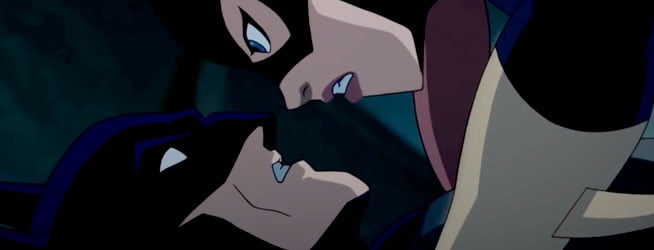 Batman and Batgirl get all Mr. And Mrs. Smith-y in a cringy sex scene. OH GOD WHY?