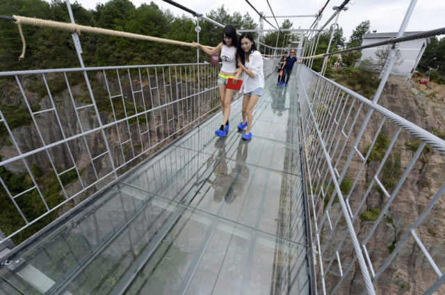 glass bridge
