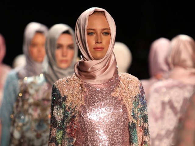 Models dazzled the ramp in designer hijab along with the outfits!