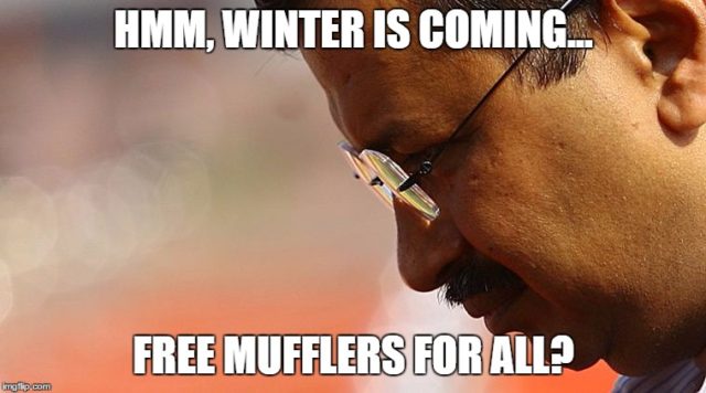 Kejriwal Winter Meme