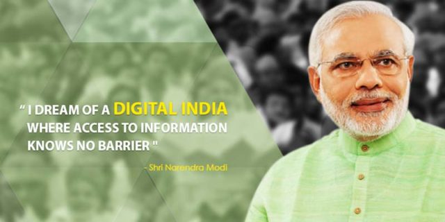 PM Narendra Modi on Digital India Campagain