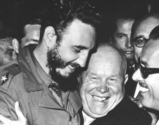 fidel castro nikita khrushchev united-nations 1960