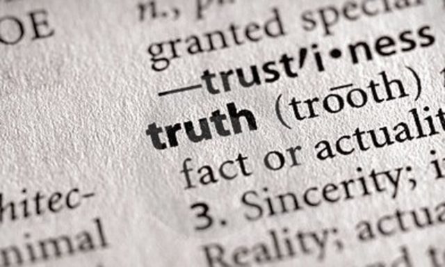 Truth or post truth?