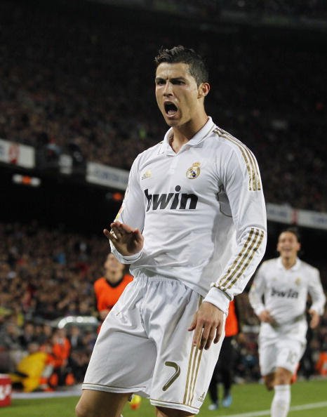 Cristiano Ronaldo silenced everybody in the Camp Nou with his goal which was followed by his "Calma Calma" celebration.