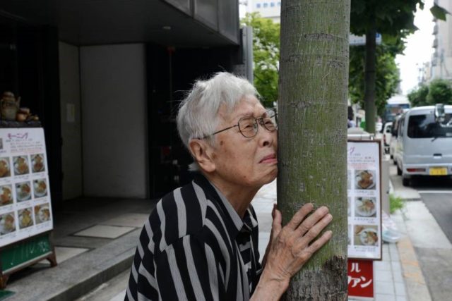 A lost dementia patient in Japan