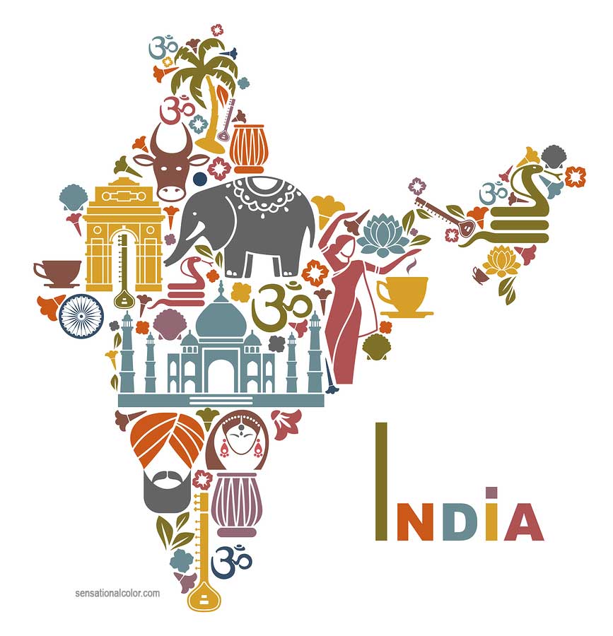 Depiction of cultural diversity in India