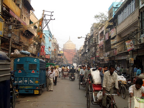 A street, Chawri Bazar