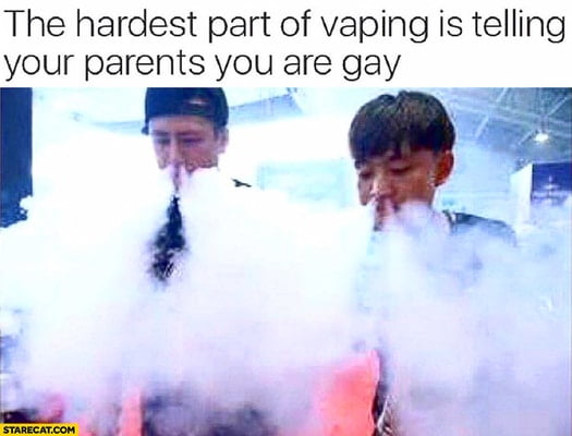 Vaping is gay