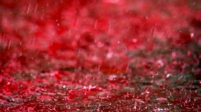 Red rain mystery