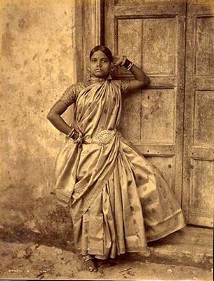 sari worn during indus valley civilisation period