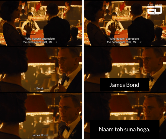 James Bond in Hindi