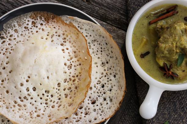 Appam and stew