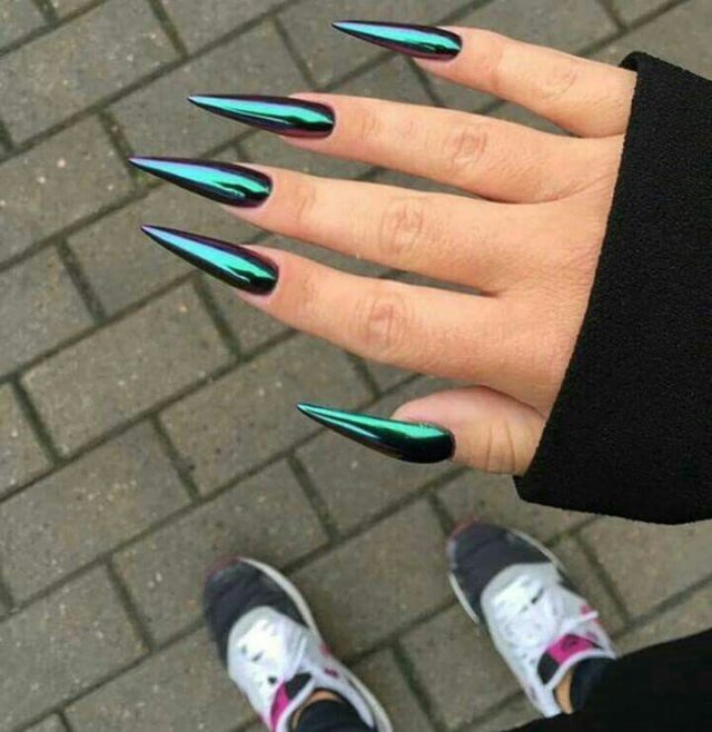 very long nails
