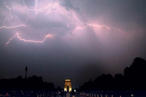 thunderstorm alert in Delhi
