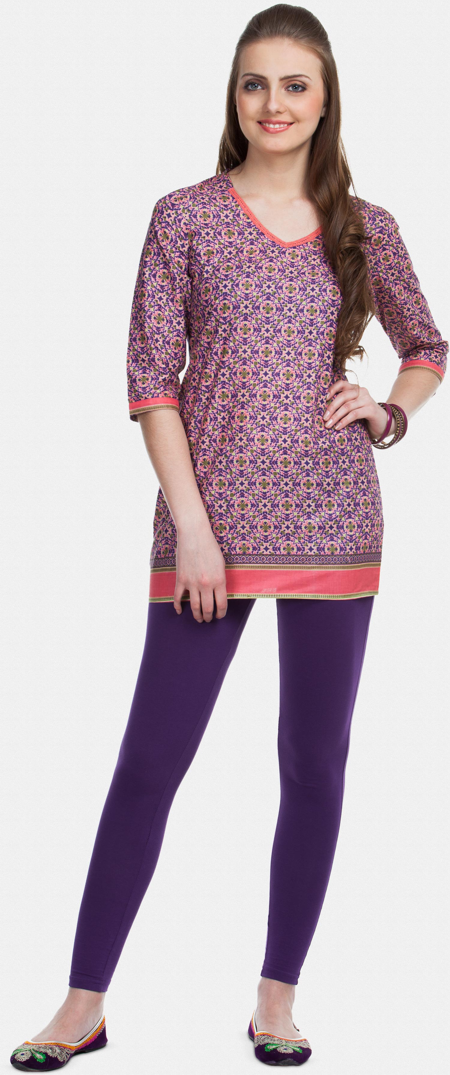 powder-pink-multicoloured-printed-short-kurti-original