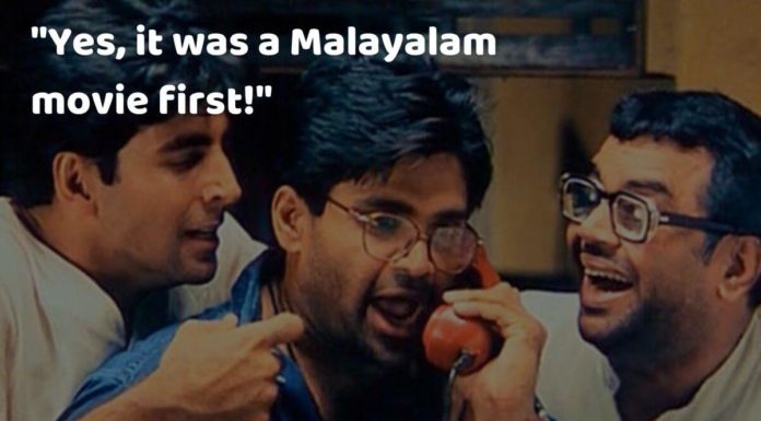 Watch Out! Your Favourite Hindi Movies Might Be Remakes Of Malayalam Superhits