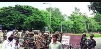 Sirsa flag march for peace