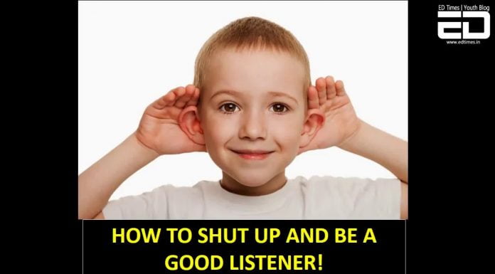 Watch: How To Shut Up And Be A Good Listener