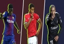 Best Young Football Players Dembele-Rashford-Mbappe