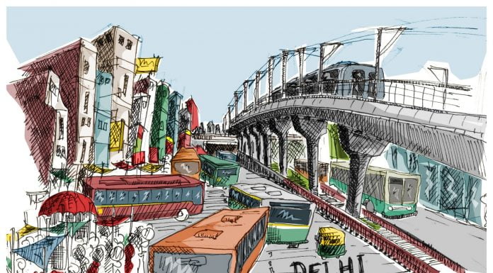 An Outsider Asks 20 Smart and Honest Questions About Delhi delhi sketch