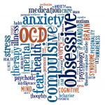 OCD or Obsessive Compulsive Disorder in word collage