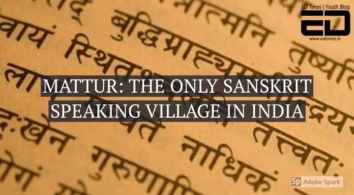 Watch: Mattur: India’s Only Village Where Sanskrit Is Still Spoken As The Day To Day Language mattur