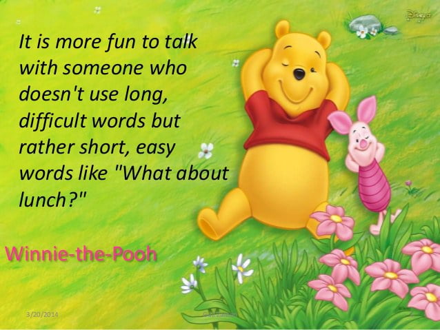Winnie-the-Pooh on Sundays