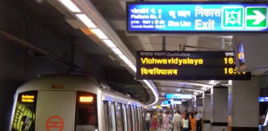 Delhi metro is running late