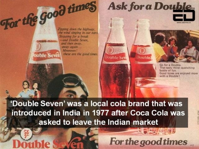 Double Seven Indian cola 