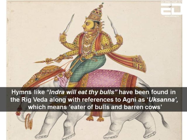 beef eating ancient india 