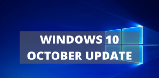 Windows 10 October Update