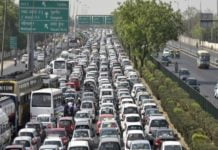 delhi traffic jam free