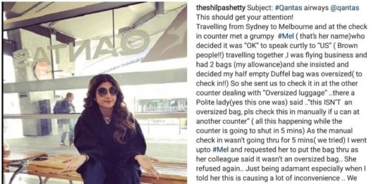 shilpa shetty racist