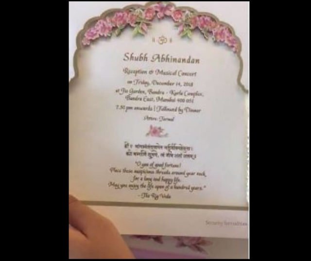 dolce and gabbana wedding card