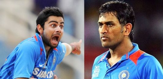 dhoni vs virat