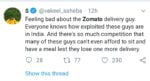 Zomato Guy Fired For Eating From Customer’s Order: Twitter Says We Should Empathise