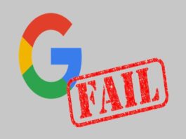 google fails