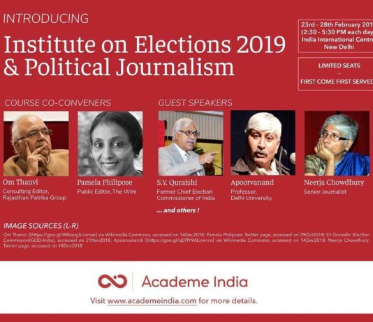 Elections 2019, Journalism And More Relevant Topics Will Be Dealt With In These Courses By Academe India academe india