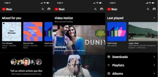 youtube music launch