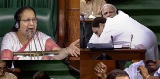 Rahul Gandhi Hugged PM Modi