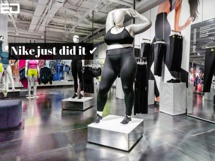 nike's plus sized mannequins