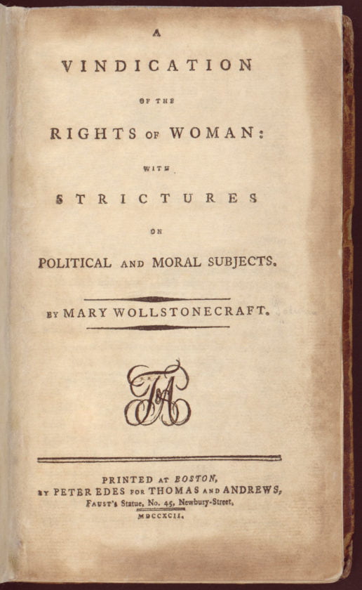 wollstonecraft a vindication of the rights of men