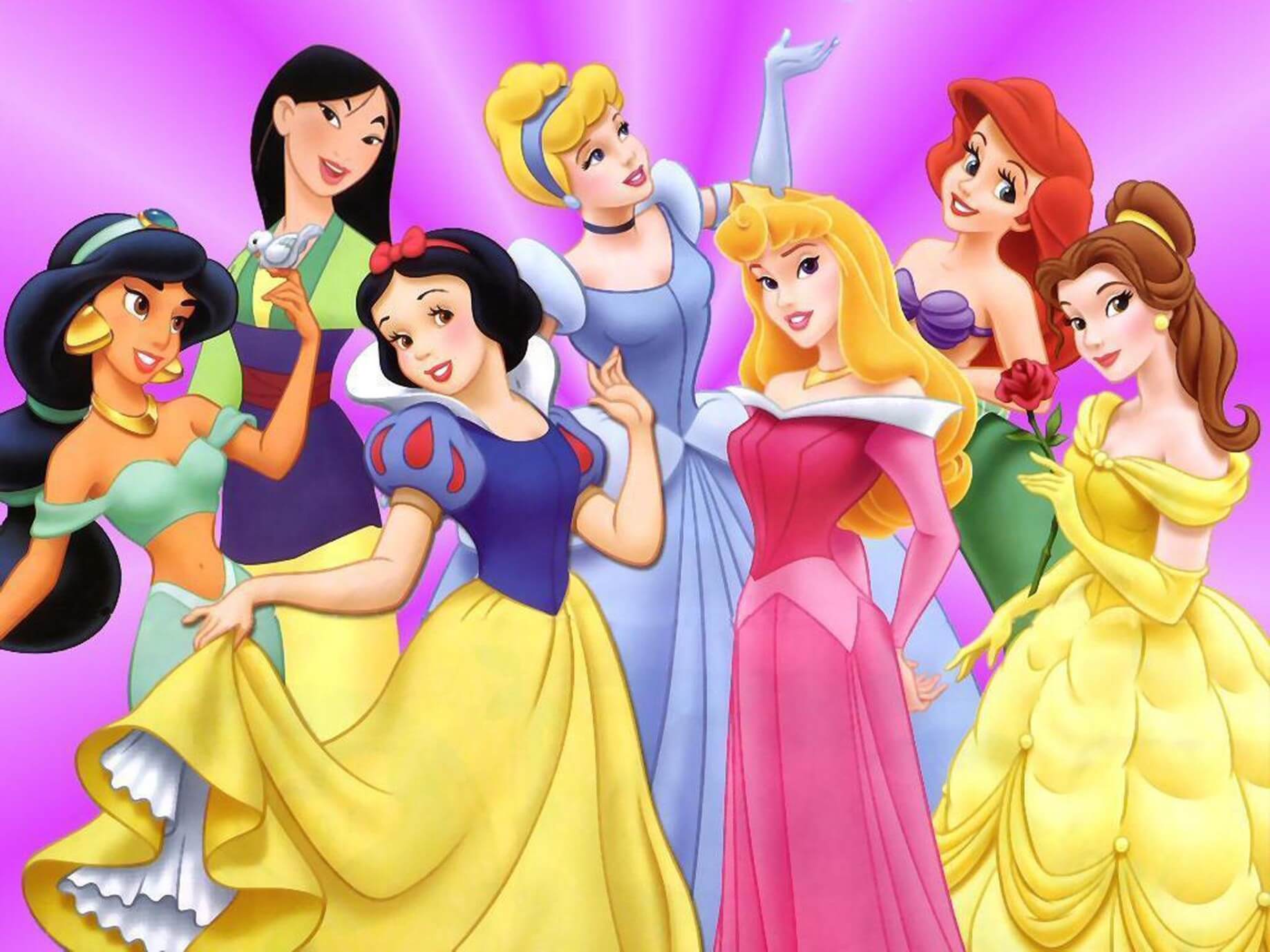 Rank the Disney Princesses from most feminine to least feminine