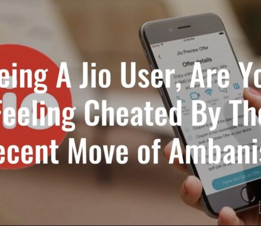 Being A Jio User, Are You Feeling Cheated By The Recent Charge On Calls Which Were To Be Free For Lifetime?