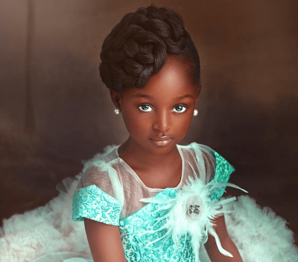 In Pics: A 6 Y/O Nigerian Girl Has Been Giʋen The Title Of 'Most Beautiful In The World'