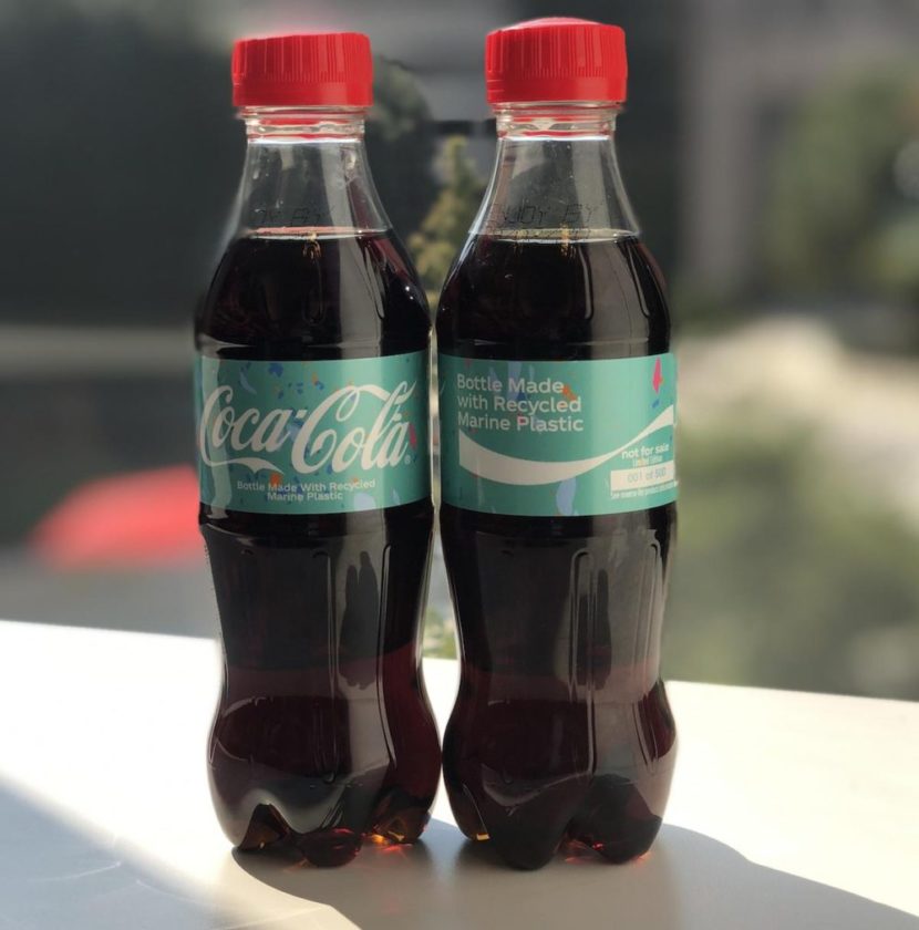 Coca-Cola Launches Sea Green Bottles Made From Marine Plastic To Fight ...