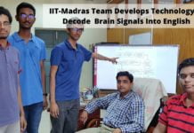 IIT – Madras Creates AI To Convert Brain Signals Into English